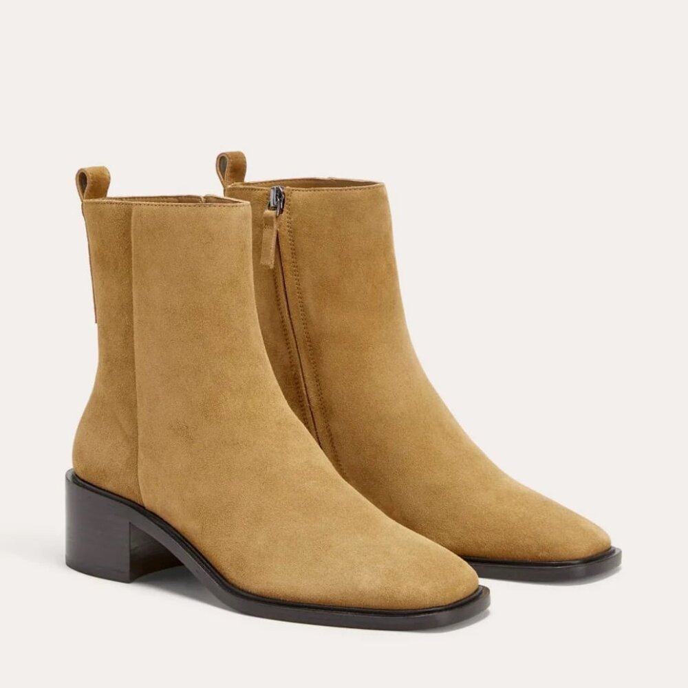 Everlane The City Boot - Sand Suede